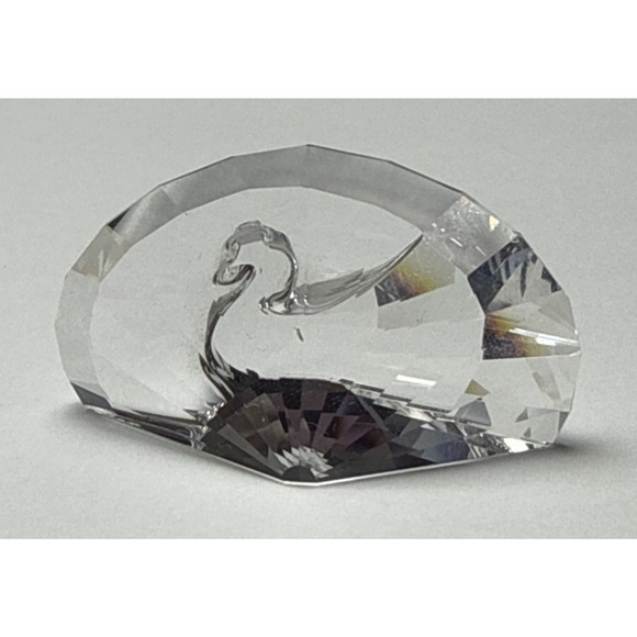 Swarovski Crystal 2015 SCS Renewal Gift Peacock 5063699 Paperweight - Picture 4 of 12
